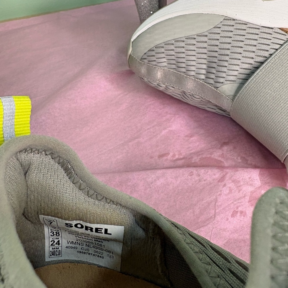 Sorel Gray Women's Sneakers - Picture 7 of 9